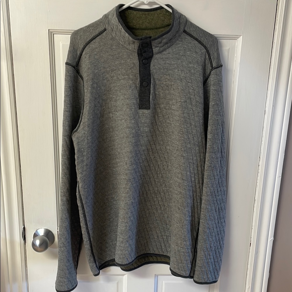Johnston&Murphy reversible quarter snap neck pullover sweater NWT men’s size XL